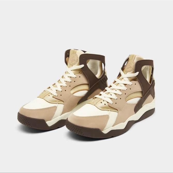 NIKE AIR FLIGHT HUARACHE HEMP / BAROQUE BROWN - COCONUT MILK - Picture 1 of 2